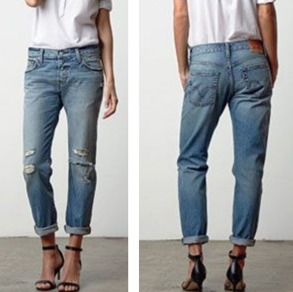 Levi's Denim - Levis 501 CT Selvedge Ripped Jeans